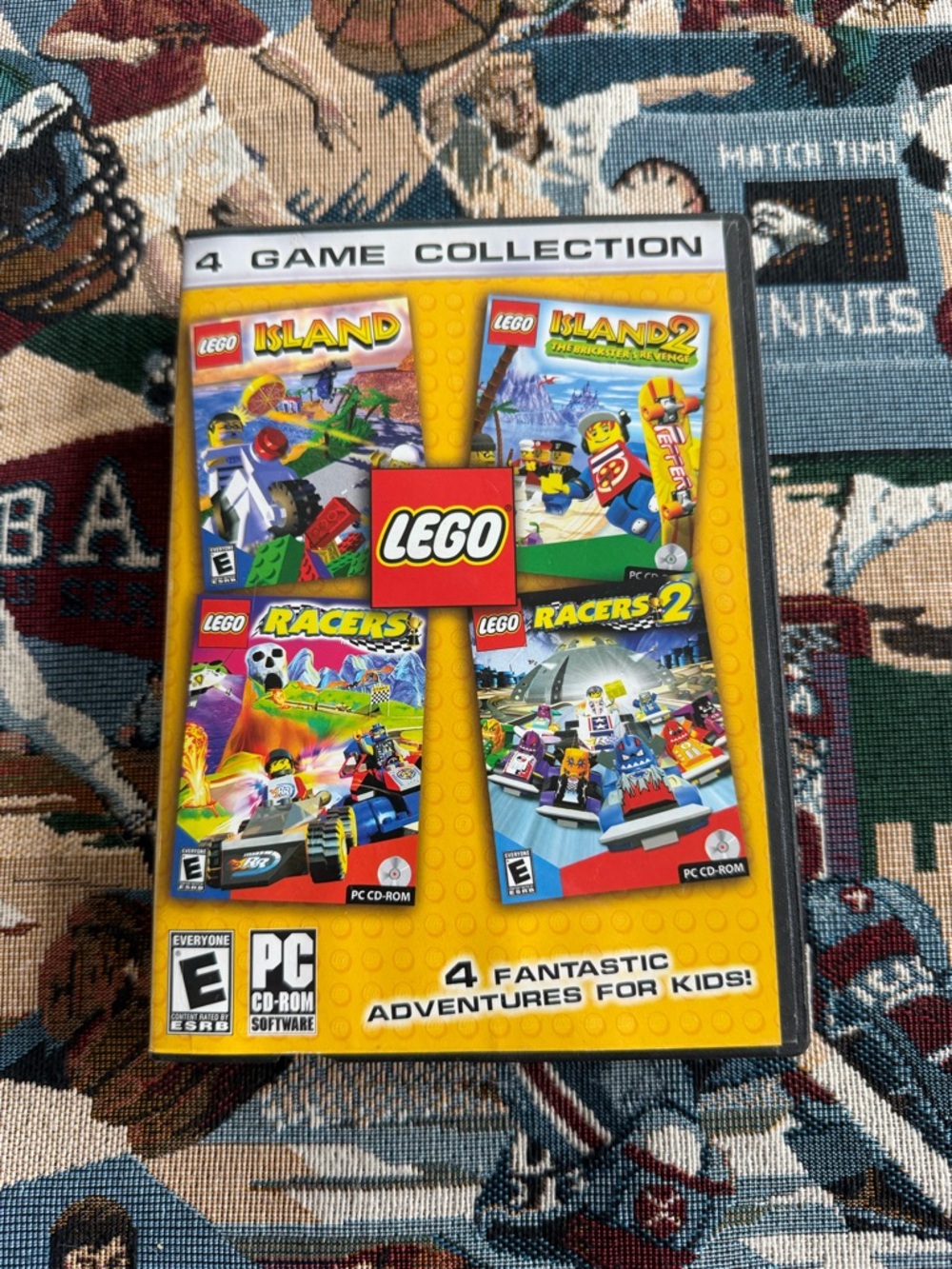 LEGO 4 Game Collection PC CD-ROM – Complete Set, Island 1&2, Racers 1&2, EUC